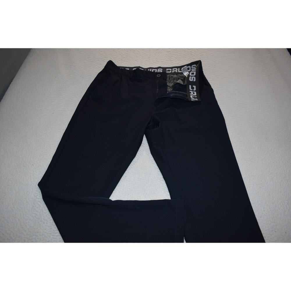 Druids Golf Pants Mens Size 36 x 32 Performance Polyester Spandex Stretch Blue